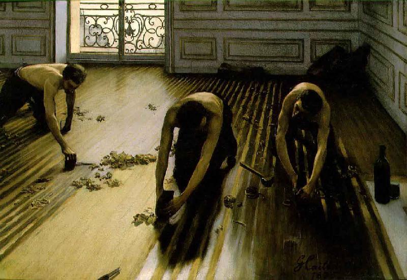 Gustave Caillebotte Les raboteurs de parquet oil painting image